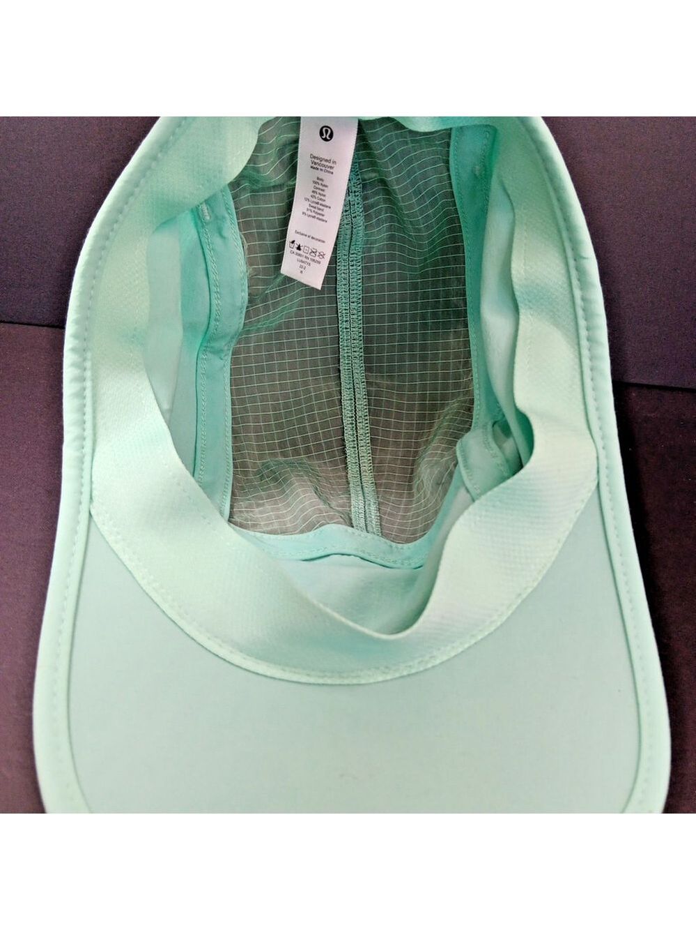 Size Small To Medium Lululemon Drawcord Hiking Cap Womens Wild Mint Dewy - Picture 7 of 12